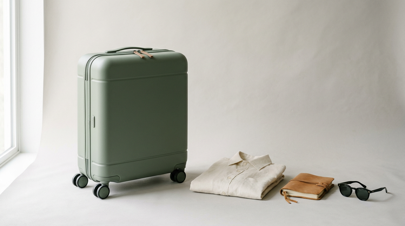 Illustrative travel scene; not a photo of a Kindle